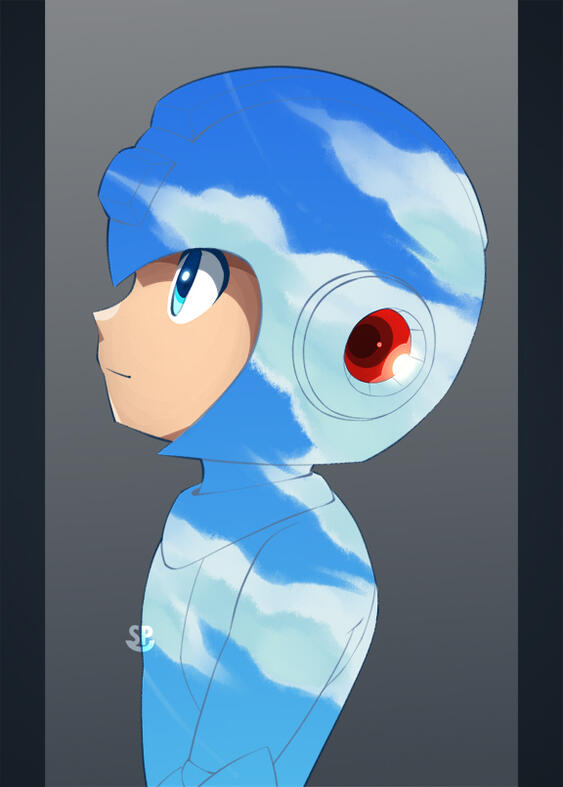 Sky Blue Robot